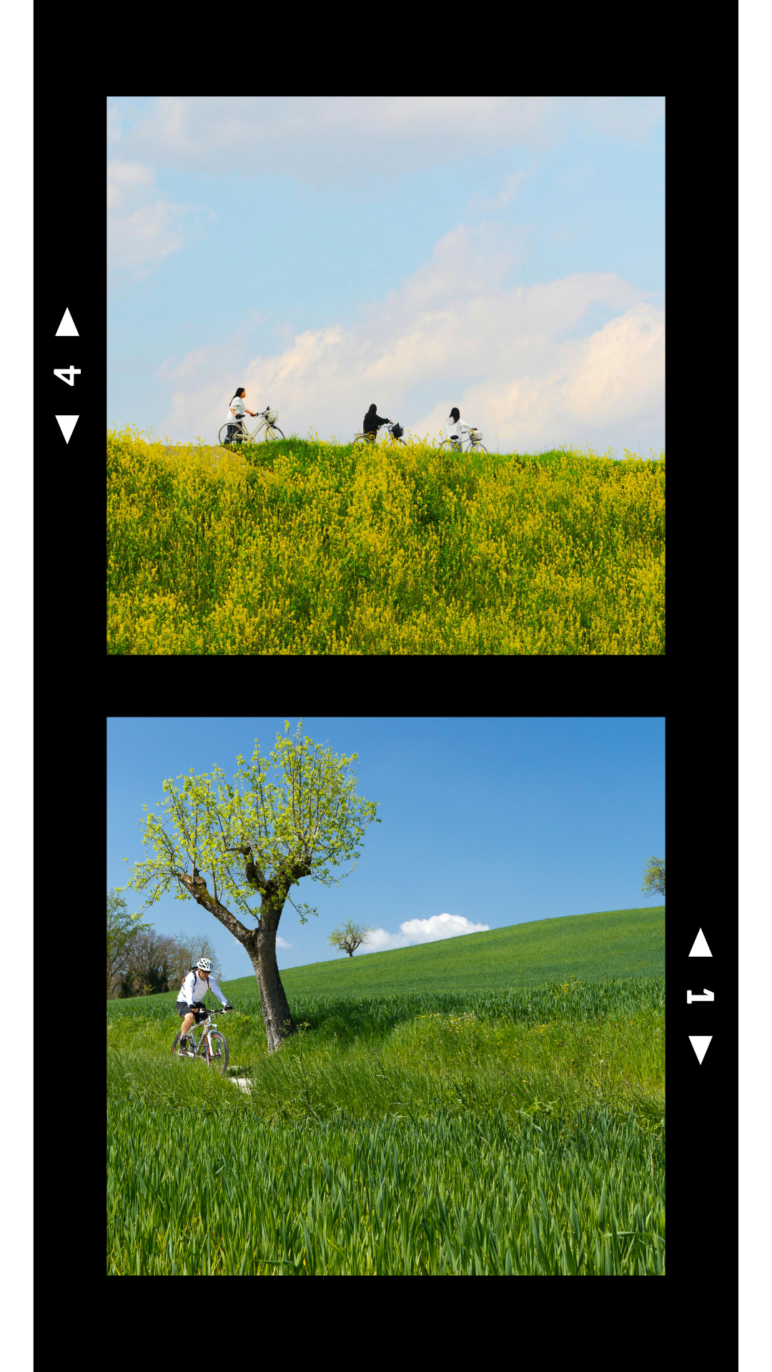 A two-cut photo booth strip with a playful frame, stickers and Caveat lettering.